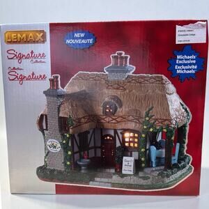 LEMAX 2019 Signature Lighted Honeysuckle Cottage #95536MC Christmas Village NIB